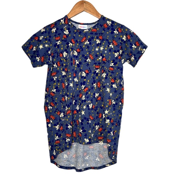 NWT Disney Mickey Mouse high low t-shirt, LuLaRoe Gracie - Picture 1 of 2